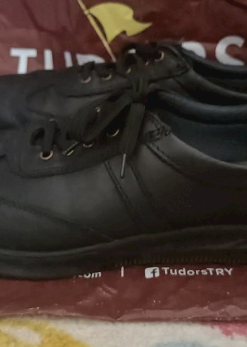 Siyah Street Wear Erkek Ayakkabı Bağcığı - Görsel 2