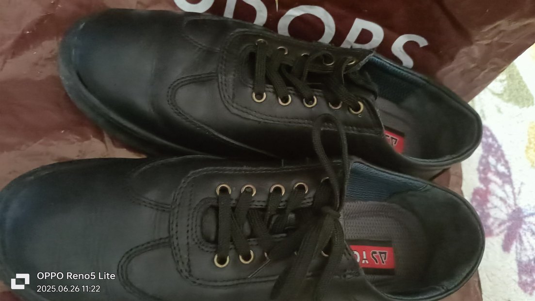 Siyah Street Wear Erkek Ayakkabı Bağcığı - Görsel 3