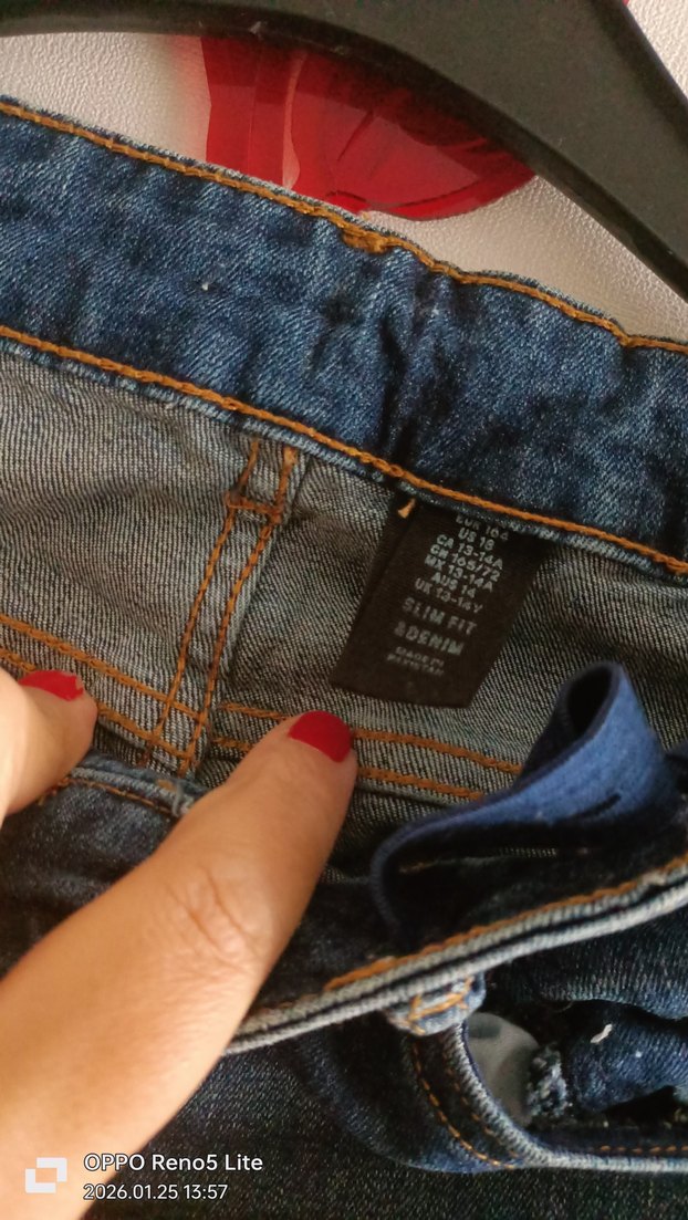 Düğmeli Mavi Kadın Midi Boy Kot Pantolon - Görsel 4