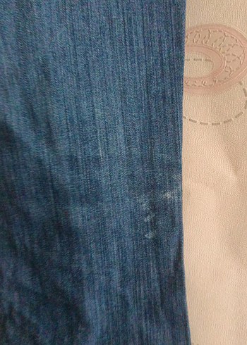 Kadın Mavi Denim Normal Kesim Kot Pantolon - Görsel 6