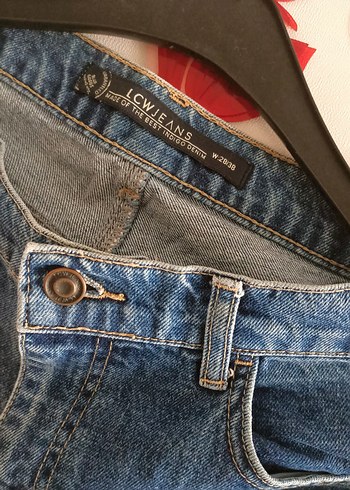 Mavi Bol Kesim Midi Kot Pantolon - Görsel 3