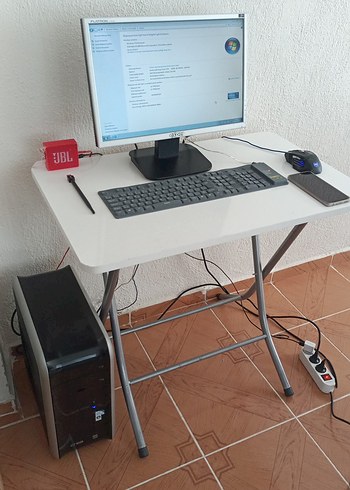 Beyaz Masaüstü Bilgisayar Seti
