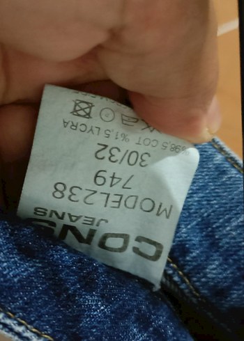 32 Beden mavi Renk Nakışlı Mavi Kadın Mini Denim Şort