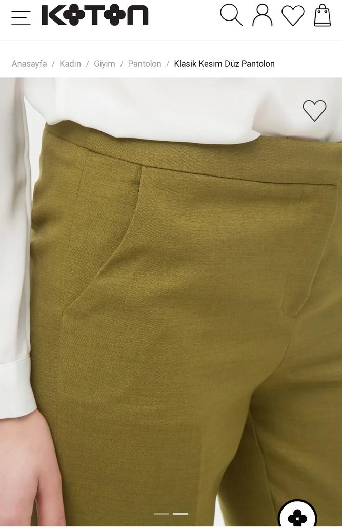 Kumaş pantolon s xs beden - Görsel 4