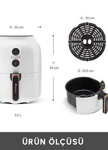 Karaca firutöz airfer sıfır - Görsel 2