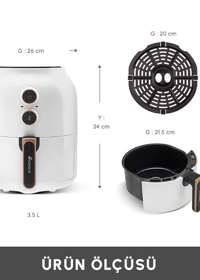 Karaca firutöz airfer sıfır - Görsel 2