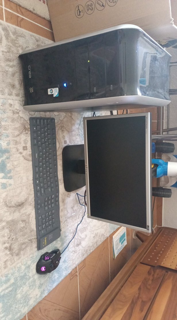 Gri Renkli Bilgisayar Monitörü - Görsel 5