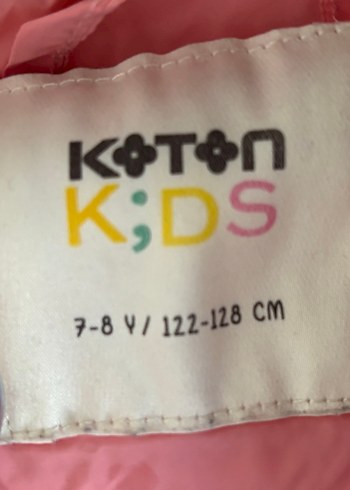 Koton Pembe Düğmeli Kız Montu - Görsel 3