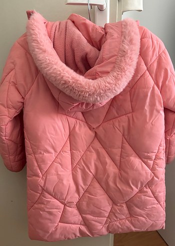 Koton Pembe Düğmeli Kız Montu - Görsel 2