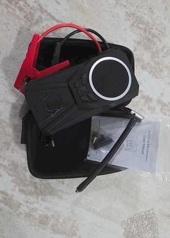 Siyah Taşınabilir Power Bank ve Akü Takviye Cihazı - Görsel 2