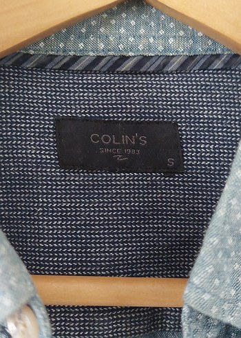 Colin's Düğmeli Mavi Denim Erkek Gömlek
