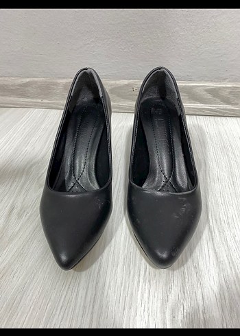 35 Beden siyah Renk Siyah Klasik Stiletto Topuklu Ayakkabı