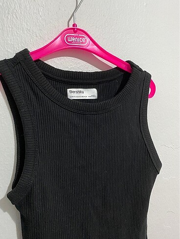 xs Beden Bershka siyah mini elbise