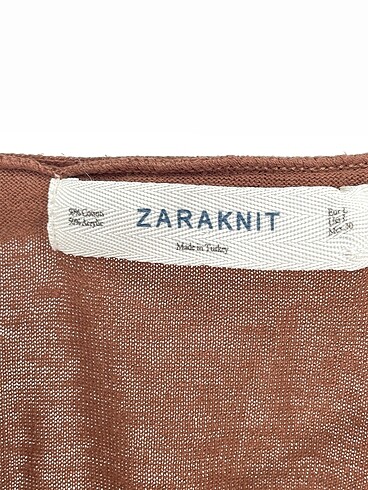 l Beden kahverengi Renk Zara Hırka %70 İndirimli.