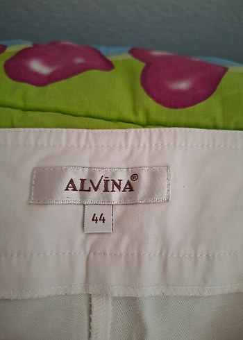 44 Beden Beyaz Kadın Kumaş Pantolon