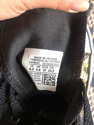 37 Beden çeşitli Renk Converse orjinal