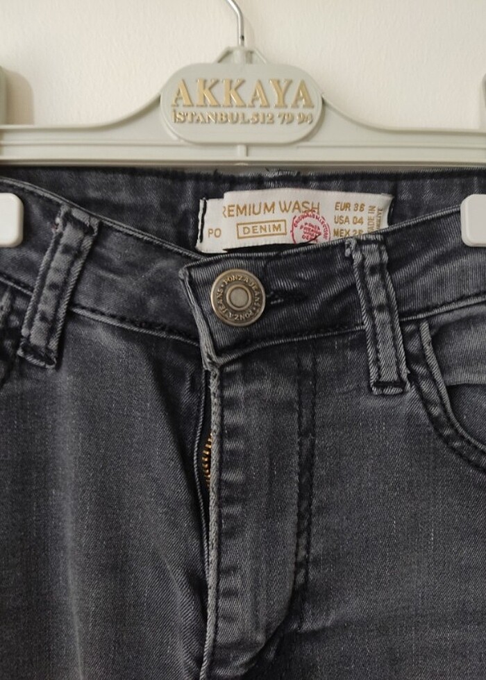 Gri renk pantolon  - Görsel 5