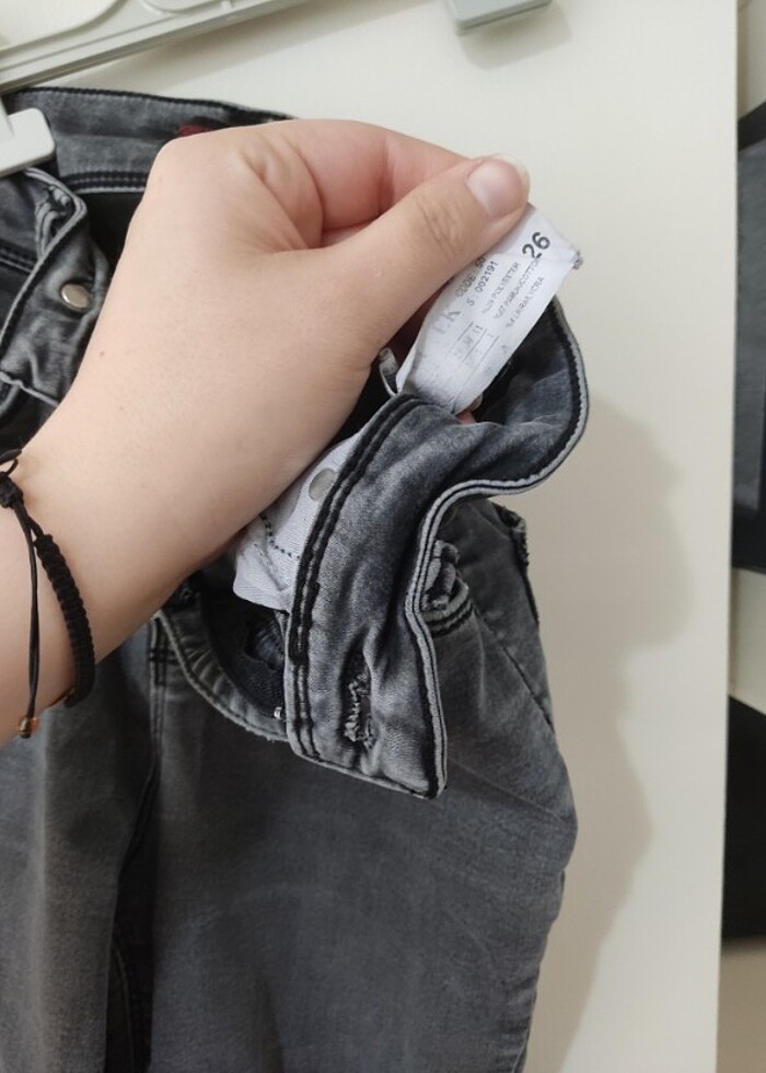 Gri renk pantolon  - Görsel 4