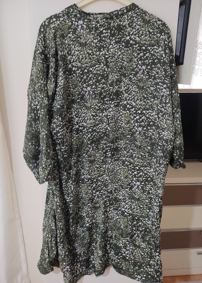 Haki yeşili hırka - Görsel 2