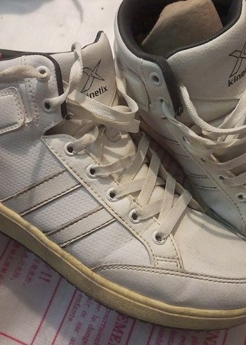 Beyaz Erkek Bağcıklar Street Wear - Görsel 2