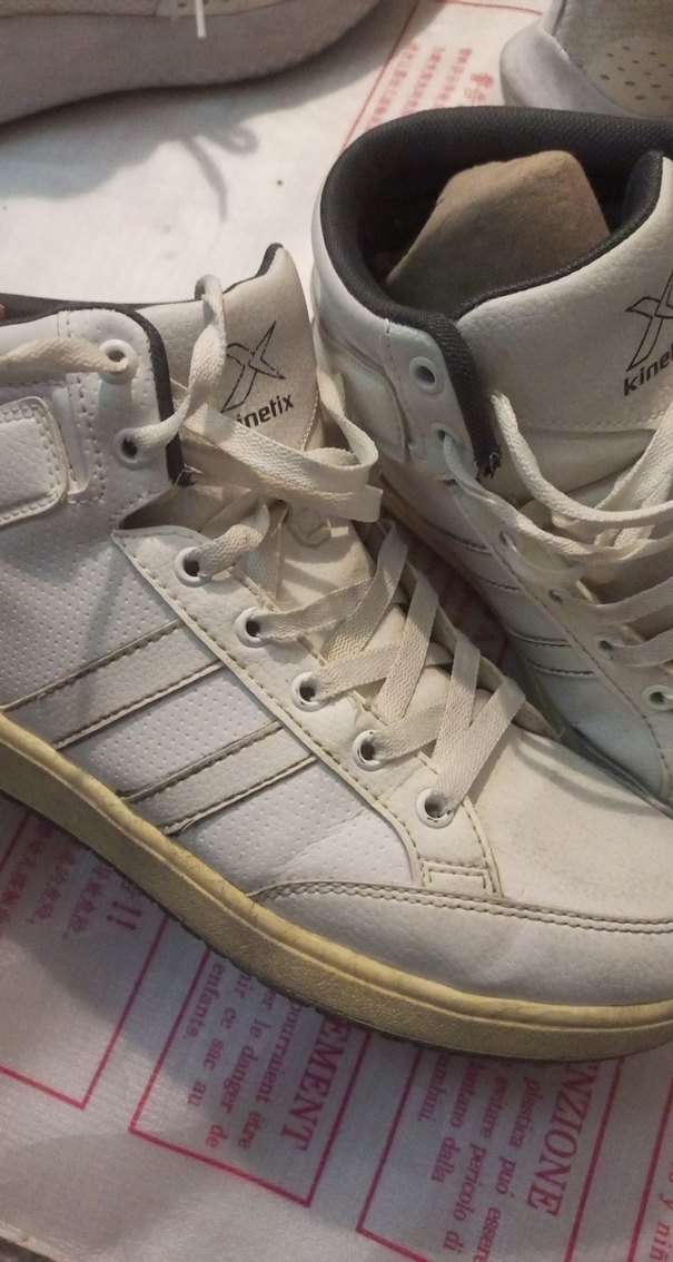 Beyaz Erkek Bağcıklar Street Wear - Görsel 2