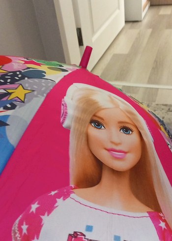 Renkli Barbie Pop Kültür Kadın Şemsiye orjinal - Görsel 3