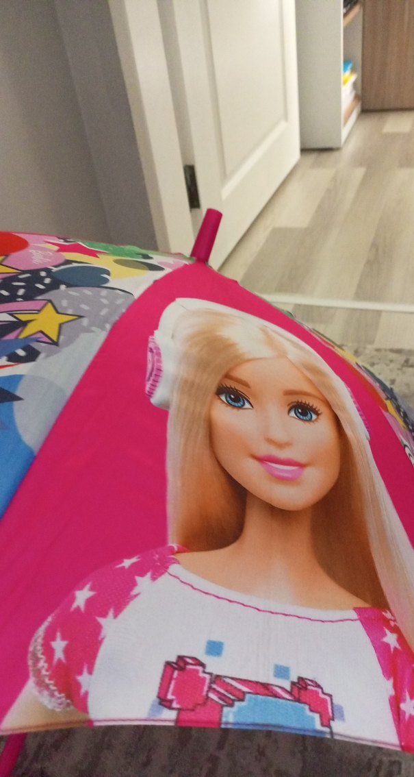 Renkli Barbie Pop Kültür Kadın Şemsiye orjinal - Görsel 3