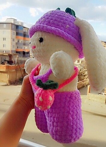 Amigurimi tavşan bebek - Görsel 2