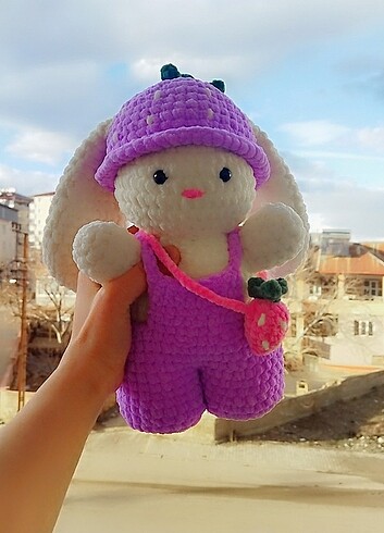 Amigurimi tavşan bebek - Görsel 3