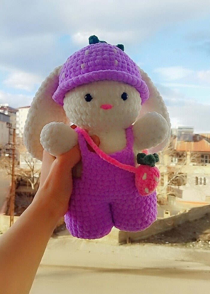 Amigurimi tavşan bebek - Görsel 3