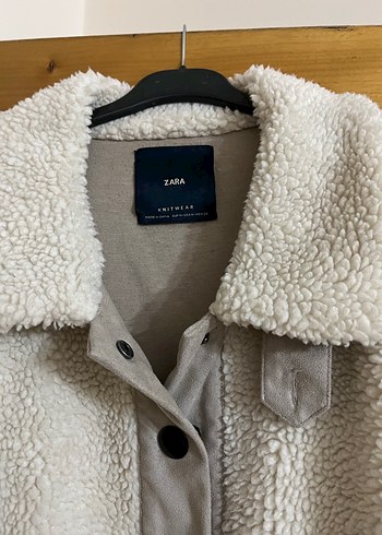 Düğmeli Bej Kadın Polar Ceket - Görsel 5