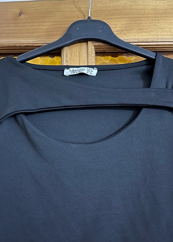 Kadın Siyah Uzun Kollu Detaylı Bluz - Görsel 5