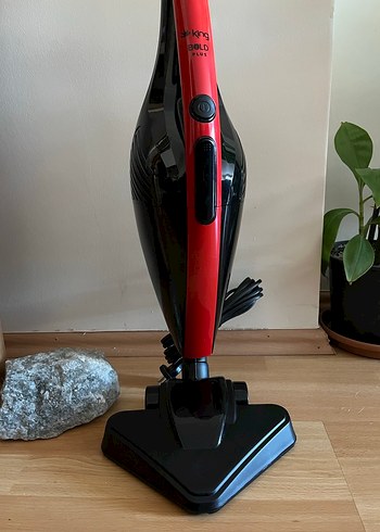 King Bold Plus Kırmızı Elektrikli Dik Süpürge - Görsel 4
