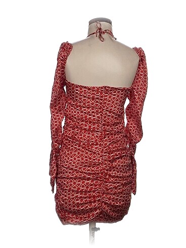 l Beden Vintage Love Kısa Elbise %70 İndirimli.