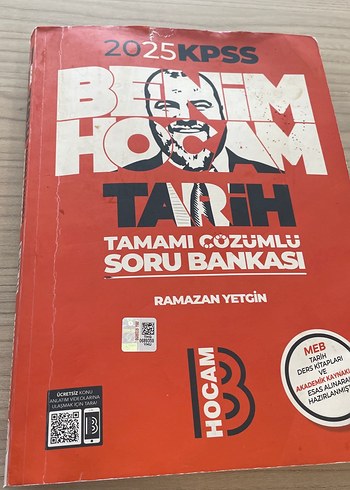 2025 KPSS Benim Hocam Tarih Soru Bankası set