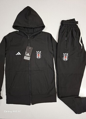 Adidas BEŞİKTAŞ Logolu Fermuarlı 2'li Takım