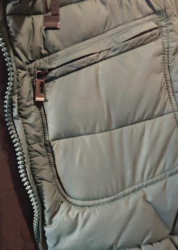 yeşil Fermuarlı Erkek Yelek - Görsel 4