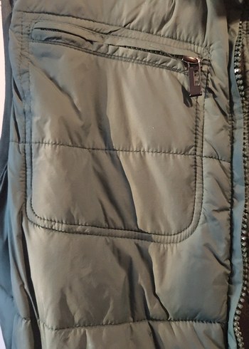 yeşil Fermuarlı Erkek Yelek - Görsel 3