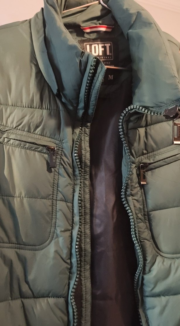 yeşil Fermuarlı Erkek Yelek - Görsel 2