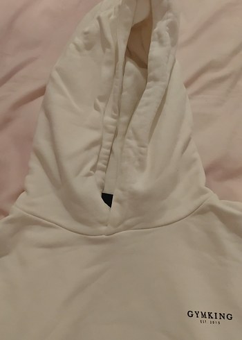 Beyaz Uzun Kollu Basic Sweatshirt - Görsel 4