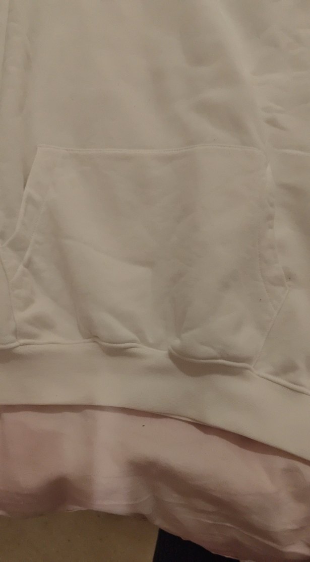 Beyaz Uzun Kollu Basic Sweatshirt - Görsel 2