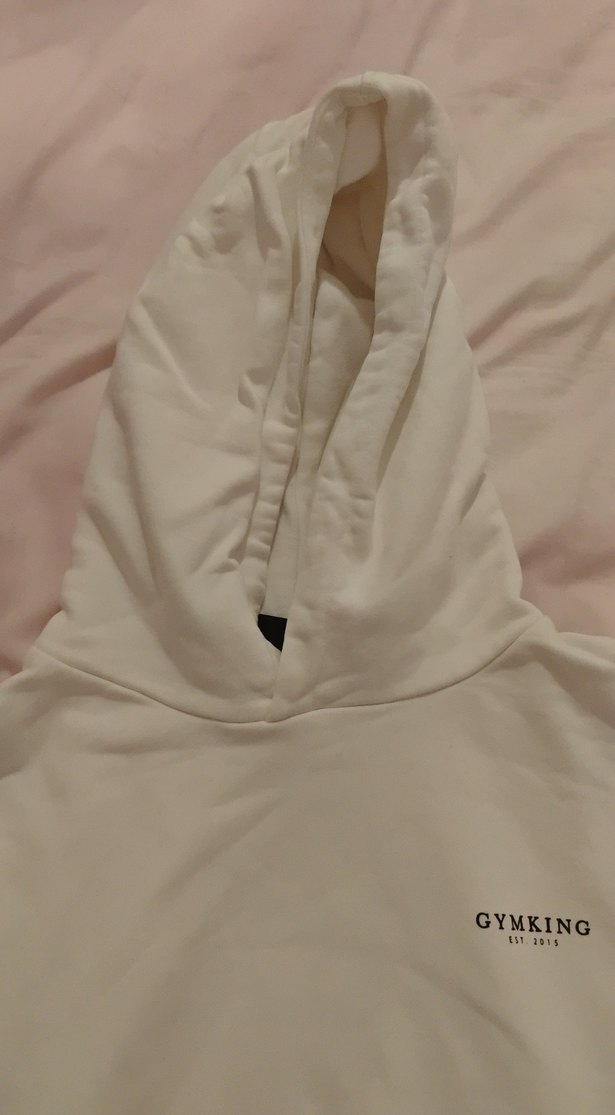 Beyaz Uzun Kollu Basic Sweatshirt - Görsel 4