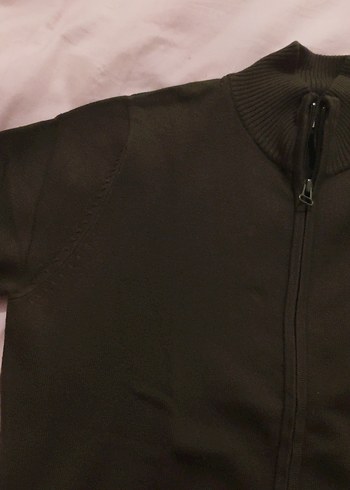 Kaoın Fermuarlı asker yeşili Yarım Balıkçı Hırka - Görsel 4