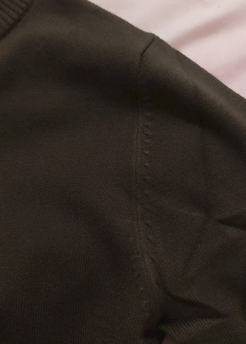 Kaoın Fermuarlı asker yeşili Yarım Balıkçı Hırka - Görsel 3