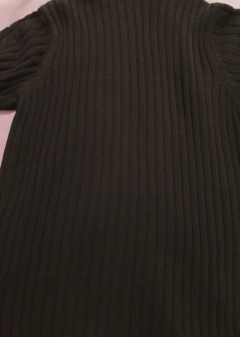 Asker yeşili Örgü Boğazlı Kadın Hırka - Görsel 3