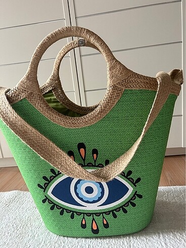 Beden Hasır plaj çantası