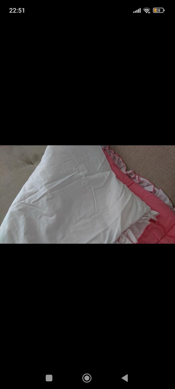 Nakışlı Ayıcık Desenli Pembe Bebek yorganı - Görsel 3