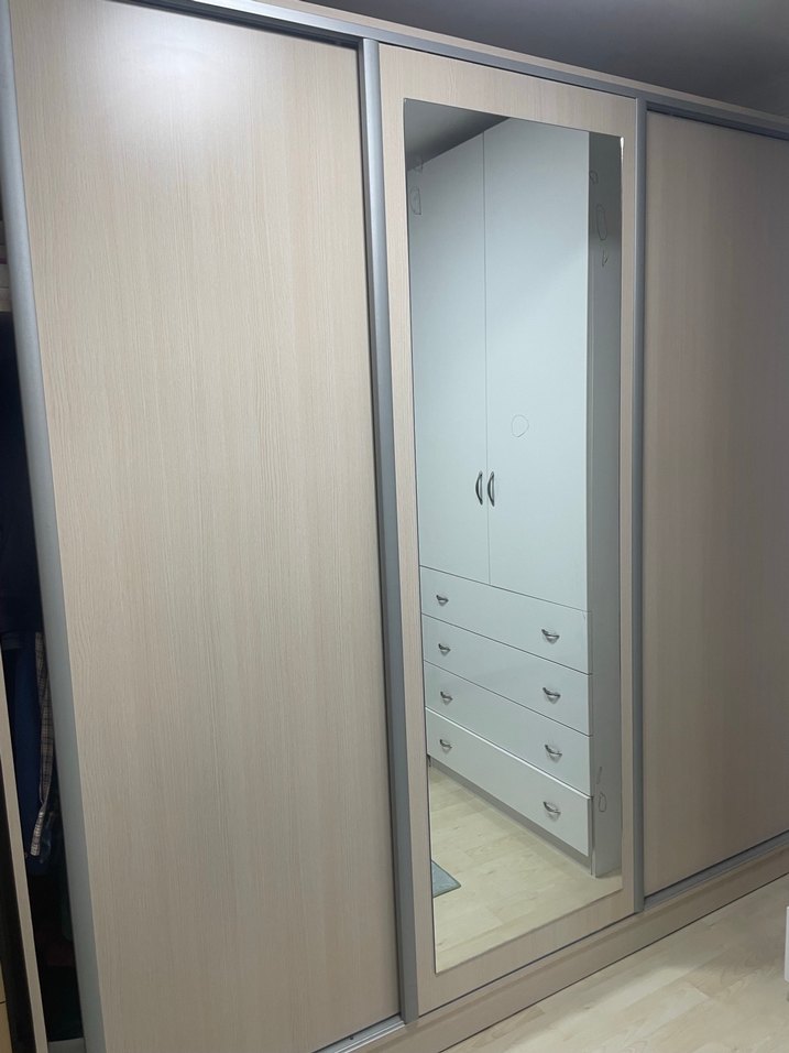 Bej ve Gri Çocuk Gardırop - Görsel 3