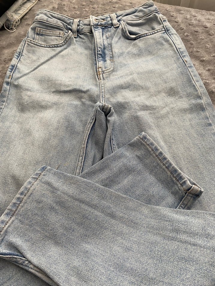 Kadın Gri Denim Midi Boy Jean - Görsel 3