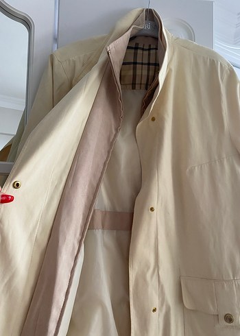 Bej Kadın Midi Trençkot Düğmeli Cepli - Görsel 5